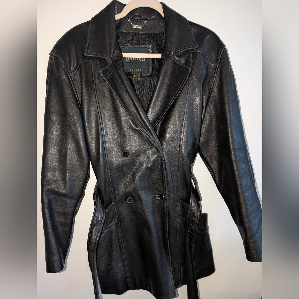 DANIER LEATHER COAT